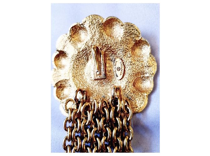 Bracciale Chanel vintage D'oro - vista 2