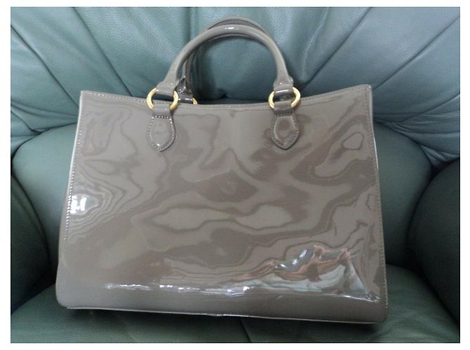 Lulu Guinness Amalia Lackledertasche Medium Beige Roh - Ansicht 5