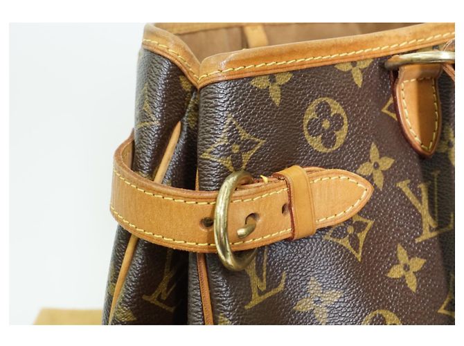 Louis Vuitton Monogram Canvas Batignolles Borsa Orizzontale Marrone - vista 10
