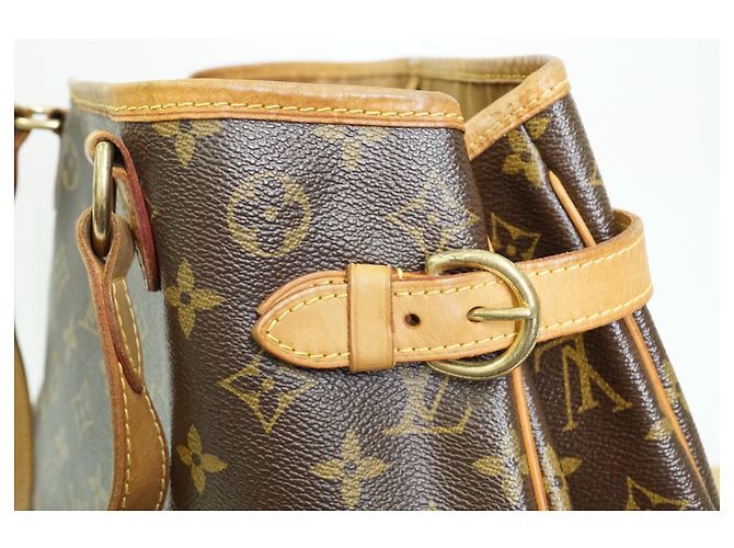 Louis Vuitton Monogram Canvas Batignolles Borsa Orizzontale Marrone - vista 11