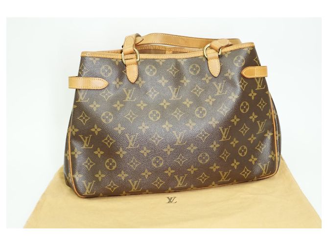 Louis Vuitton Monogram Canvas Batignolles Borsa Orizzontale Marrone - vista 3