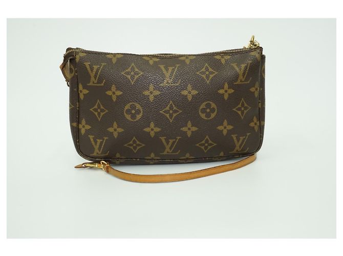Louis Vuitton Monogram Canvas Pochette Accessori Marrone - vista 2