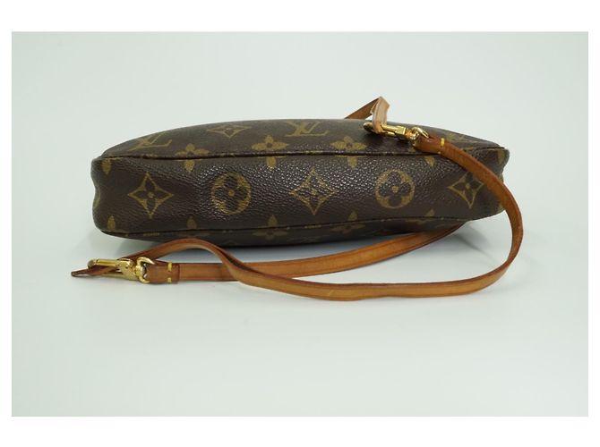 Louis Vuitton Monogram Canvas Pochette Accessori Marrone - vista 3