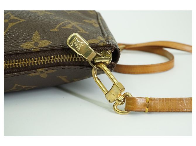 Louis Vuitton Monogram Canvas Pochette Accessori Marrone - vista 5