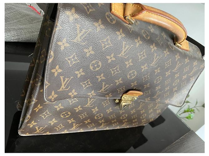 Louis Vuitton Conseiller Aktentasche mit Monogramm-Canvas-Serviette Braun - Ansicht 4