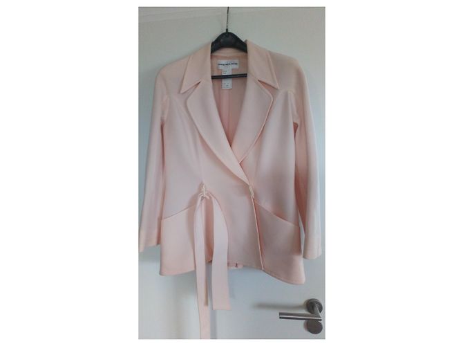 Thierry Mugler Trench elegante e aderente Beige - vista 3