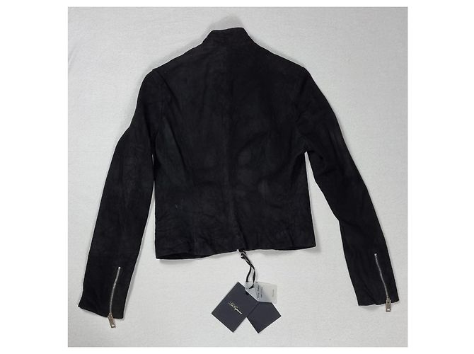 Les Copains Nubuk Leder Jacke - Ansicht 3