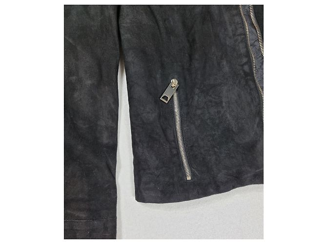 Les Copains Nubuk Leder Jacke - Ansicht 7
