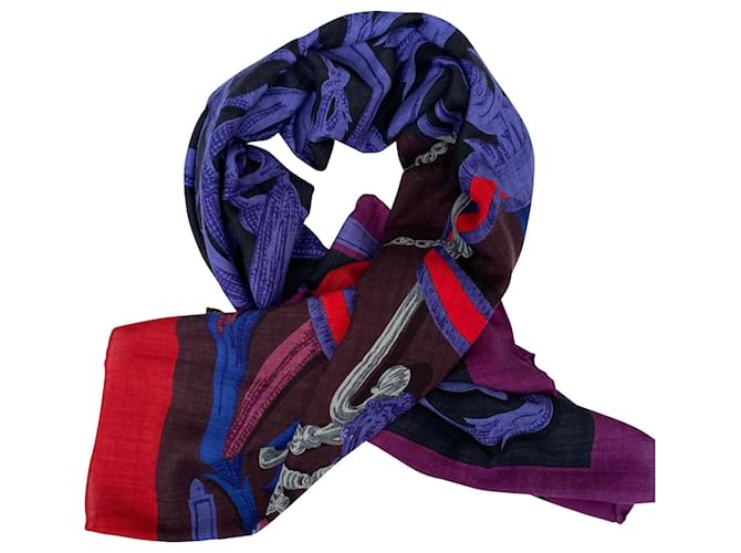 Hermès Hermes Silk Le Mors a la Conetable 200 sciarpa - vista 3
