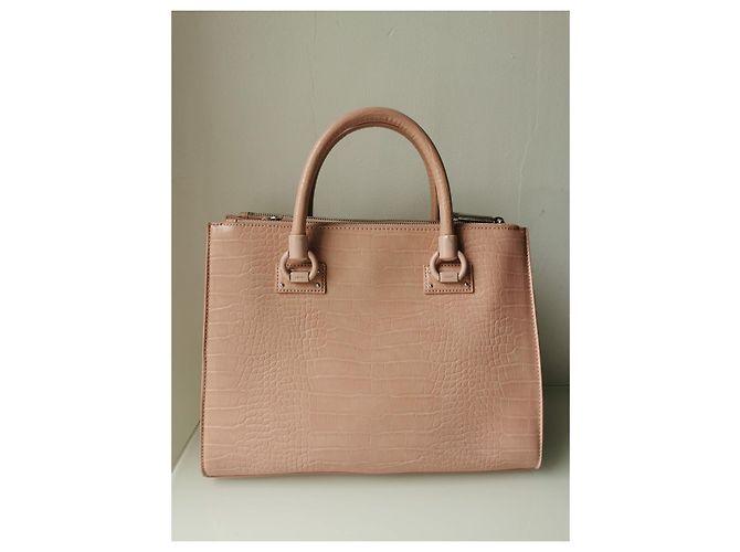 Borsa Liu.Jo rosa ecopelle effetto coccodrillo - vista 11
