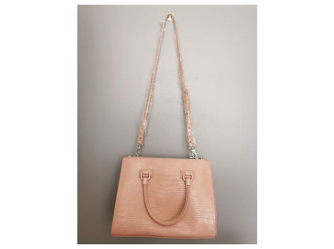 Borsa Liu.Jo rosa ecopelle effetto coccodrillo - vista 2