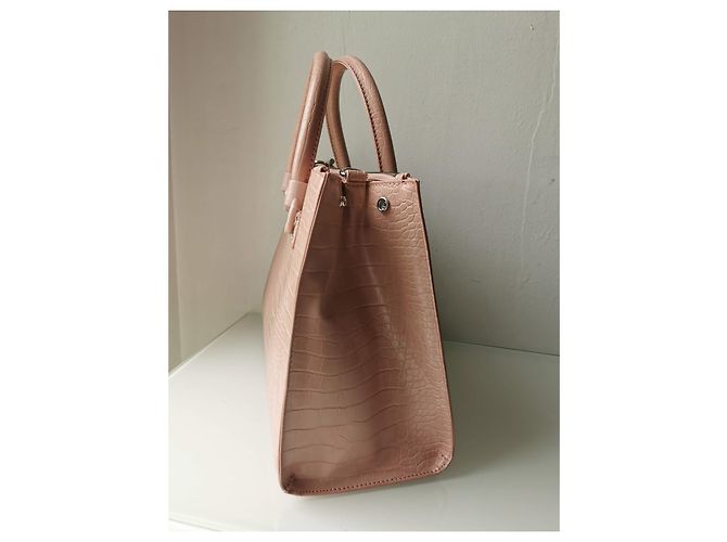 Borsa Liu.Jo rosa ecopelle effetto coccodrillo - vista 9