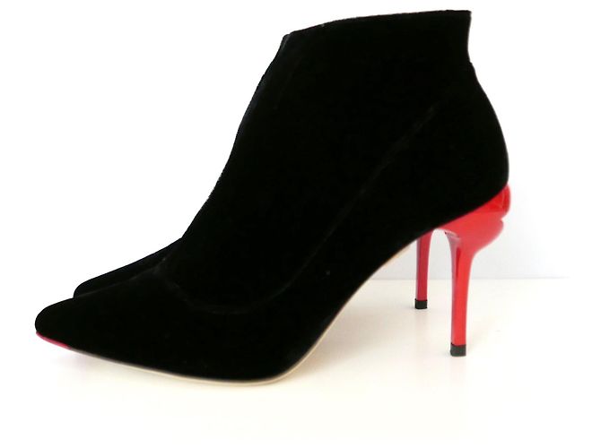 Lulu Guinness Bette Stivaletti Nero - vista 2
