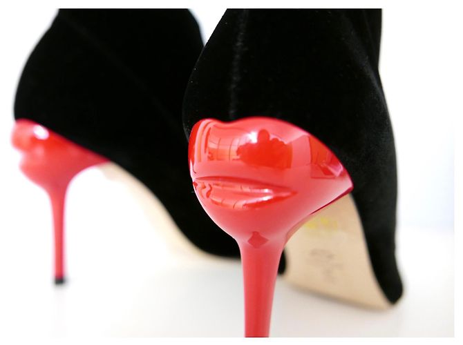 Lulu Guinness Bette Stivaletti Nero - vista 5