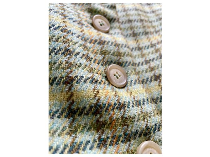 Etro Jacke aus Wolle Hellgrün - Ansicht 4