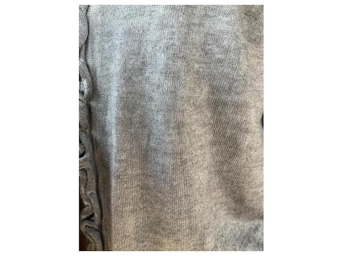 Luisa Cerano Pullover Grau Baumwolle und Seide M - Ansicht 3