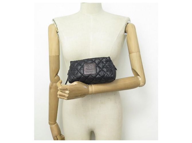 NEW CHANEL COCO COCOON POUCH TOILET BAG PM NERO POUCH - vista 4