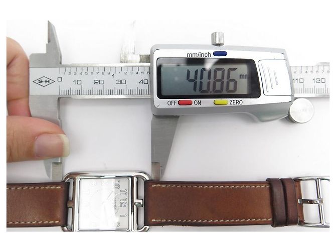 Hermès HERMES CAPE COD GM CC RELÓGIO2.710 29 QUARTZO DE AÇO MM + CAIXA DE RELÓGIO DE AÇO Prata - vista 11