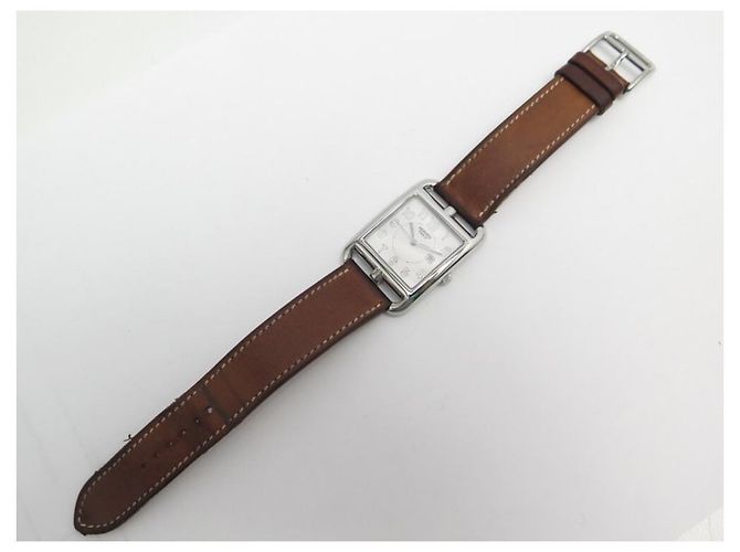 Hermès HERMES CAPE COD GM CC RELÓGIO2.710 29 QUARTZO DE AÇO MM + CAIXA DE RELÓGIO DE AÇO Prata - vista 3