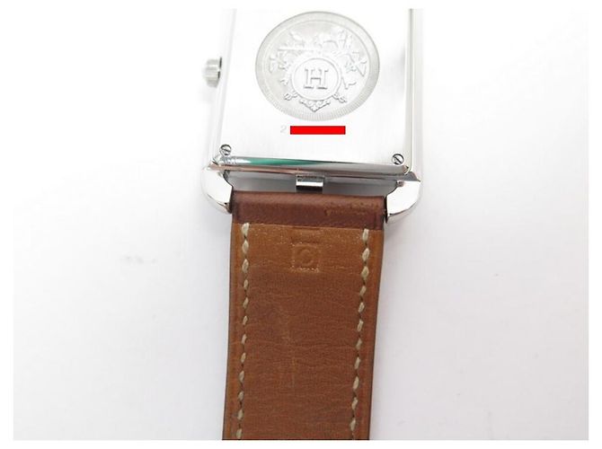 Hermès HERMES CAPE COD GM CC RELÓGIO2.710 29 QUARTZO DE AÇO MM + CAIXA DE RELÓGIO DE AÇO Prata - vista 7