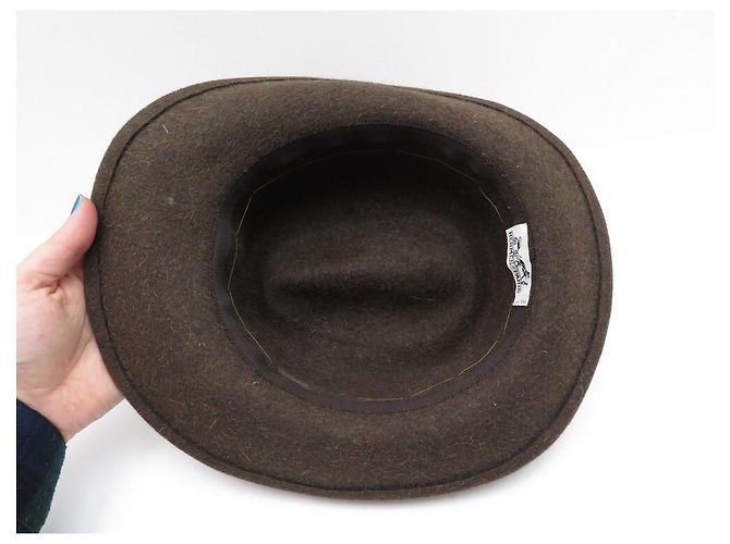Hermès NEW HERMES HAT WITH FELT FEATHERS SIZE 52 BROWN NEW FELT FEATHER HAT - view 4