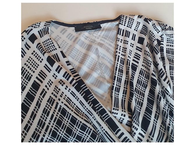 Weekend Max Mara Kleid Schwarz Weiß - Ansicht 5