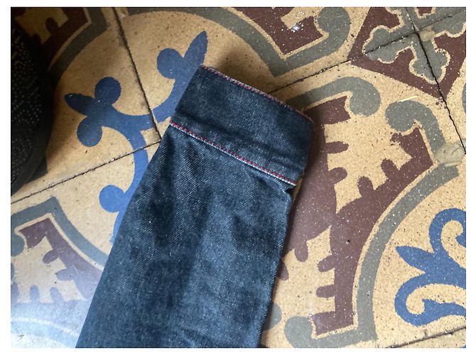Giacca di jeans Dolce & Gabbana in cotone nero rosso blu navy azzurro Blu chiaro - vista 3