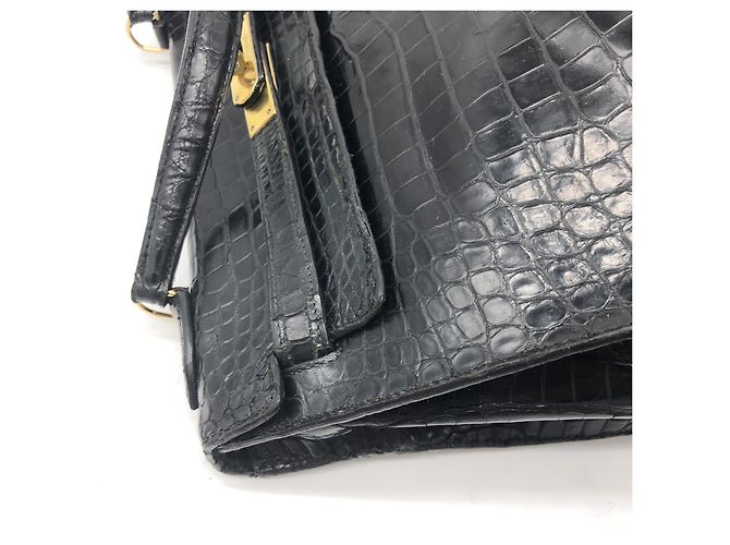 Hermès HERMES KELLY 32 Noir - vue 16