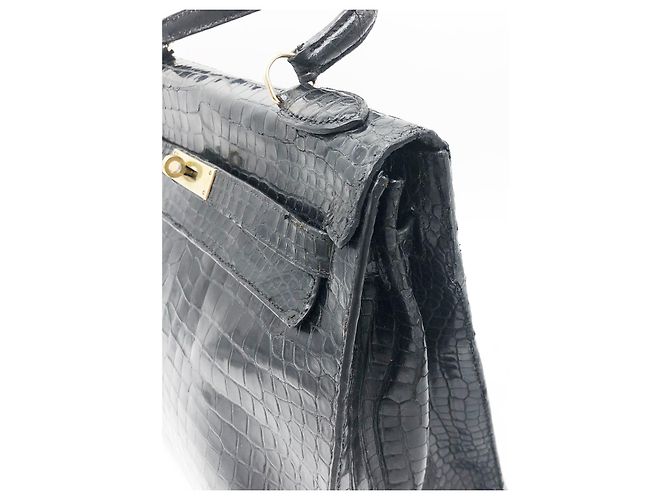 Hermès HERMES KELLY 32 Noir - vue 8