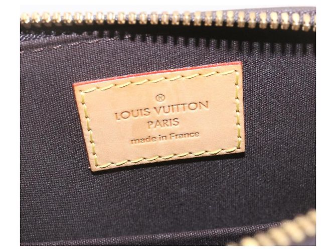 LOUIS VUITTON Monogram Vernis Rayure Alma BB Sac à main Amarante M91700 auth 23844 - vue 16