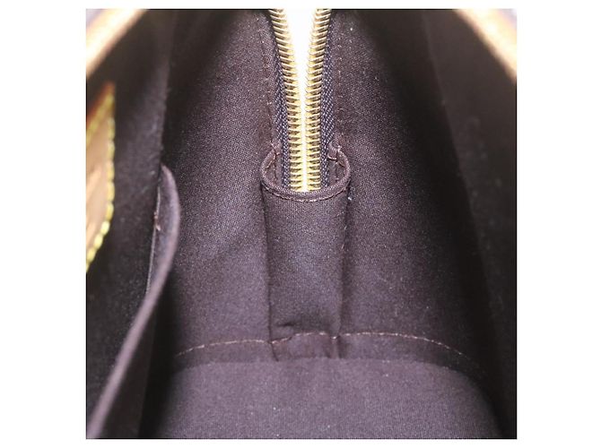 LOUIS VUITTON Monogram Vernis Rayure Alma BB Sac à main Amarante M91700 auth 23844 - vue 18