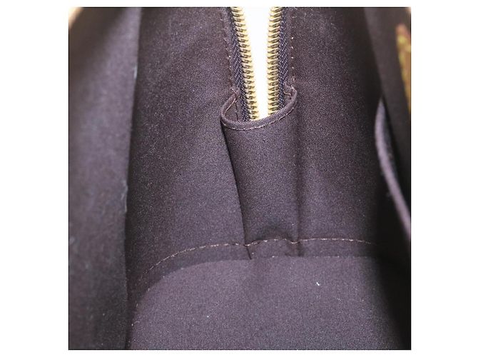 LOUIS VUITTON Monogram Vernis Rayure Alma BB Sac à main Amarante M91700 auth 23844 - vue 19
