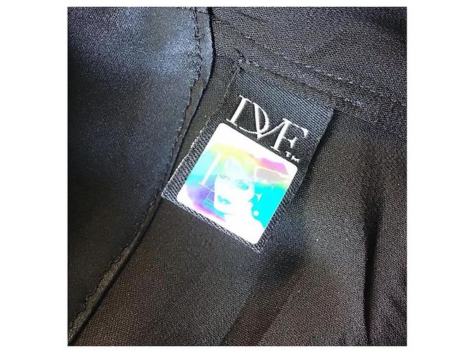 Diane Von Furstenberg DvF Rezina Wickelkleid aus Seidenmischung Schwarz Blau Golden Hellblau Dunkelblau - Ansicht 3