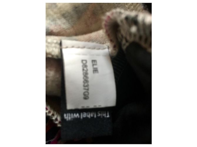 Diane Von Furstenberg Abito DvF Elie in lana multicolore - vista 6