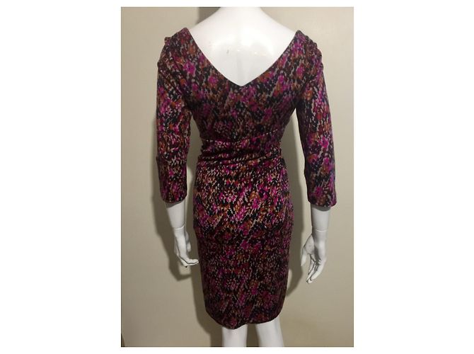 Diane Von Furstenberg Abito DvF Elie in lana multicolore - vista 7