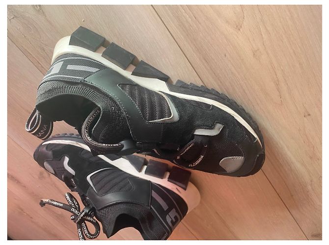 Dolce & Gabbana Sorrento Sneaker Schwarz Stoff - Ansicht 2