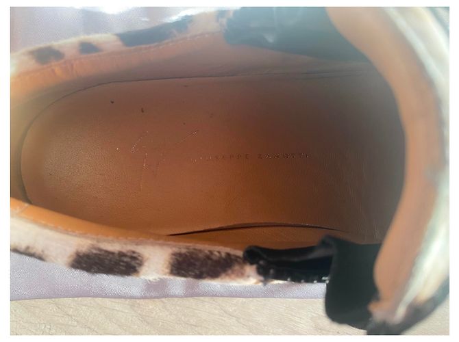 Giuseppe Zanotti Sneaker aus Leder Leopard Muster Leopardenprint - Ansicht 6