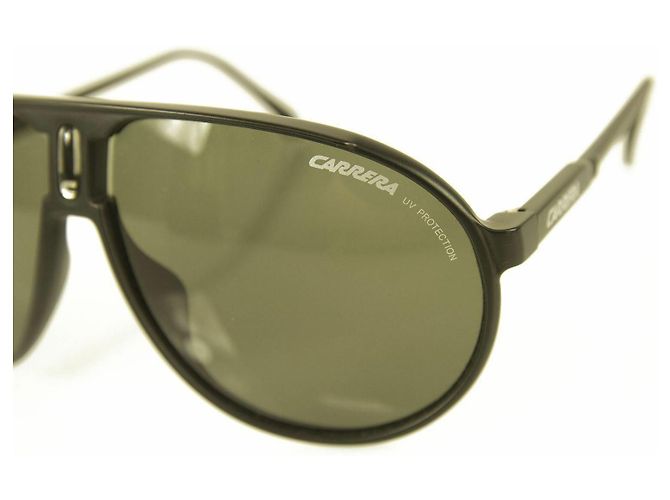 Carrera-Champion / L DL5 – QT Pilotenförmige schwarze Sonnenbrille - Ansicht 5