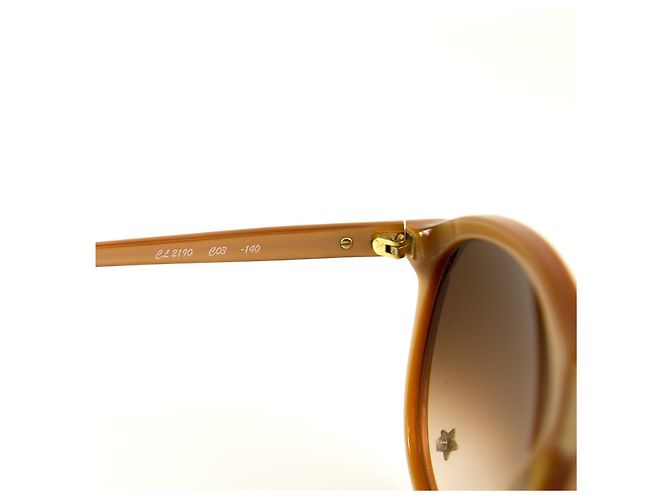 Chloé Chloe CL 2190 do 03 Gafas de sol en beige con lentes marrones degradados - vista 7