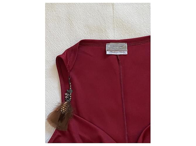 Fendissime Kleider Bordeaux - Ansicht 7
