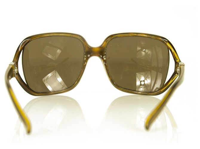 Dolce & Gabbana D&G Gafas de sol extragrandes en marrón tortuga w. Cristales en caja Castaño - vista 4