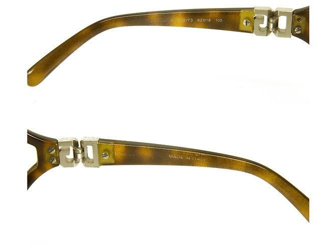 Dolce & Gabbana D&G Gafas de sol extragrandes en marrón tortuga w. Cristales en caja Castaño - vista 7