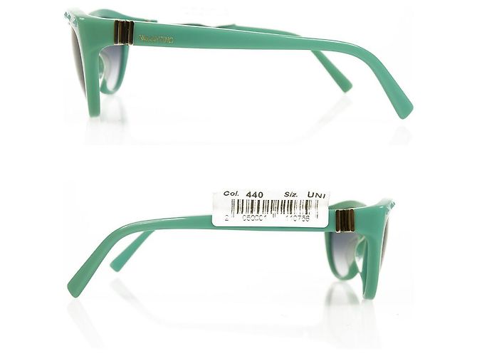 Valentino Occhiali Da Sole Donna Cat-eye Style Turchesi Rockstud Studs Con Box V641S Turchese - vista 4