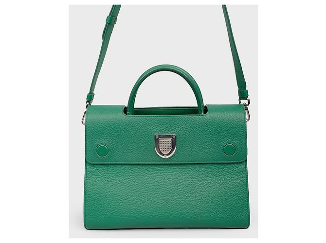 Christian Dior Sac à main Diorever en cuir - vue 4