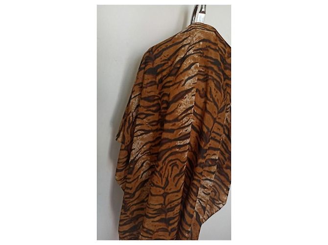 Gianfranco Ferré Estolas de fular Ferré brindle Castaño Negro - vista 4