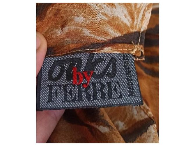 Gianfranco Ferré Estolas de fular Ferré brindle Castaño Negro - vista 6