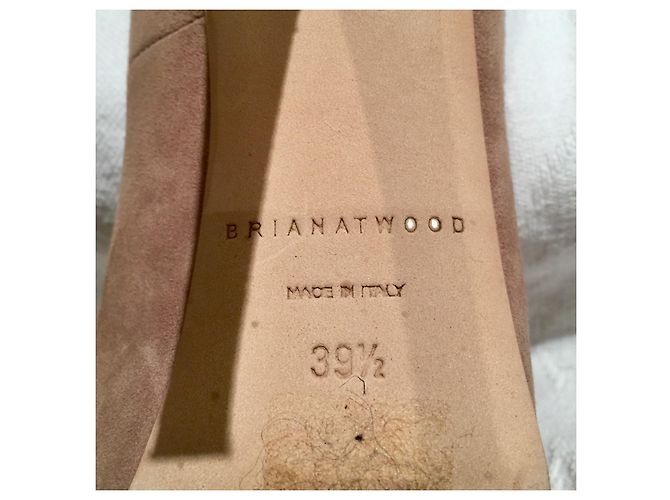 Brian Atwood Décolleté maniac nude a spillo Rosa Beige - vista 2