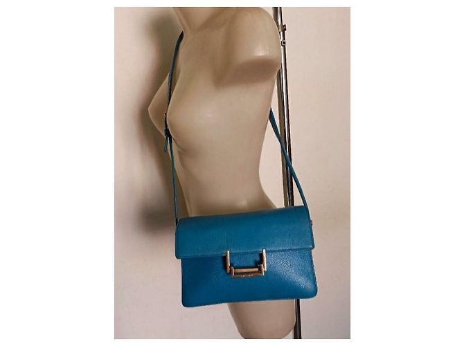 Saint Laurent sac lulu sac moyen Bleu - vue 2