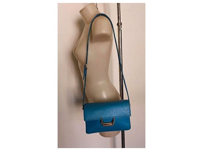 Saint Laurent sac lulu sac moyen Bleu - vue 3