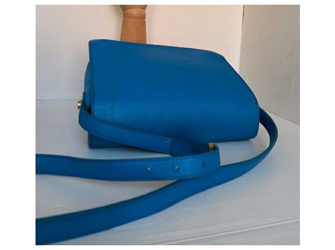 Saint Laurent sac lulu sac moyen Bleu - vue 6